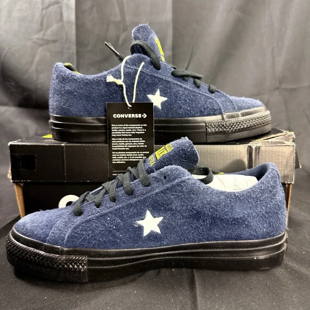 Converse One Star Pro Low Top Irak Gore‎ Tex Suede Navy (A13646C) Mens 6 W 7.5